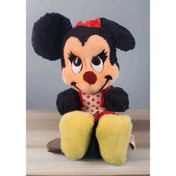 Vintage 1960's Plush Walt Disney's Minnie Mouse Character California Stuffed USA - Picture 1 of 16